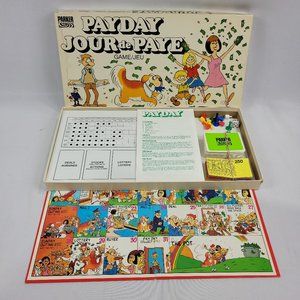 Payday 1975 Vintage 100% Complete Board Game by Parker Brothers